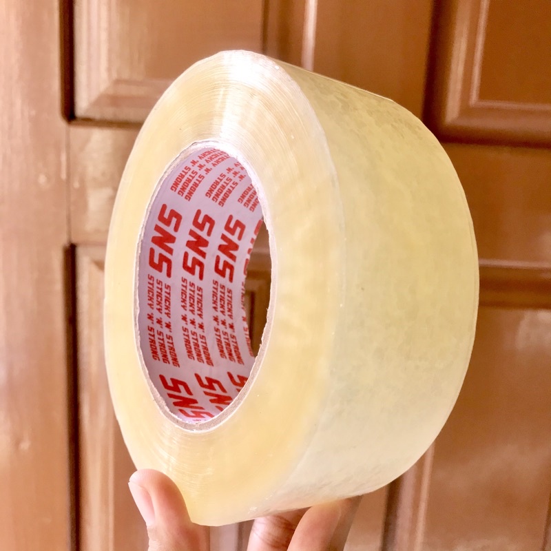 LAKBAN BENING 300 YARD X 45 MM TEBAL 44 MIKRON STICKY N STRONG TRANSPARAN ISOLASI MURAH HEMAT TIDAK MUDAH PUTUS TRANSPARANT | RUMIFY