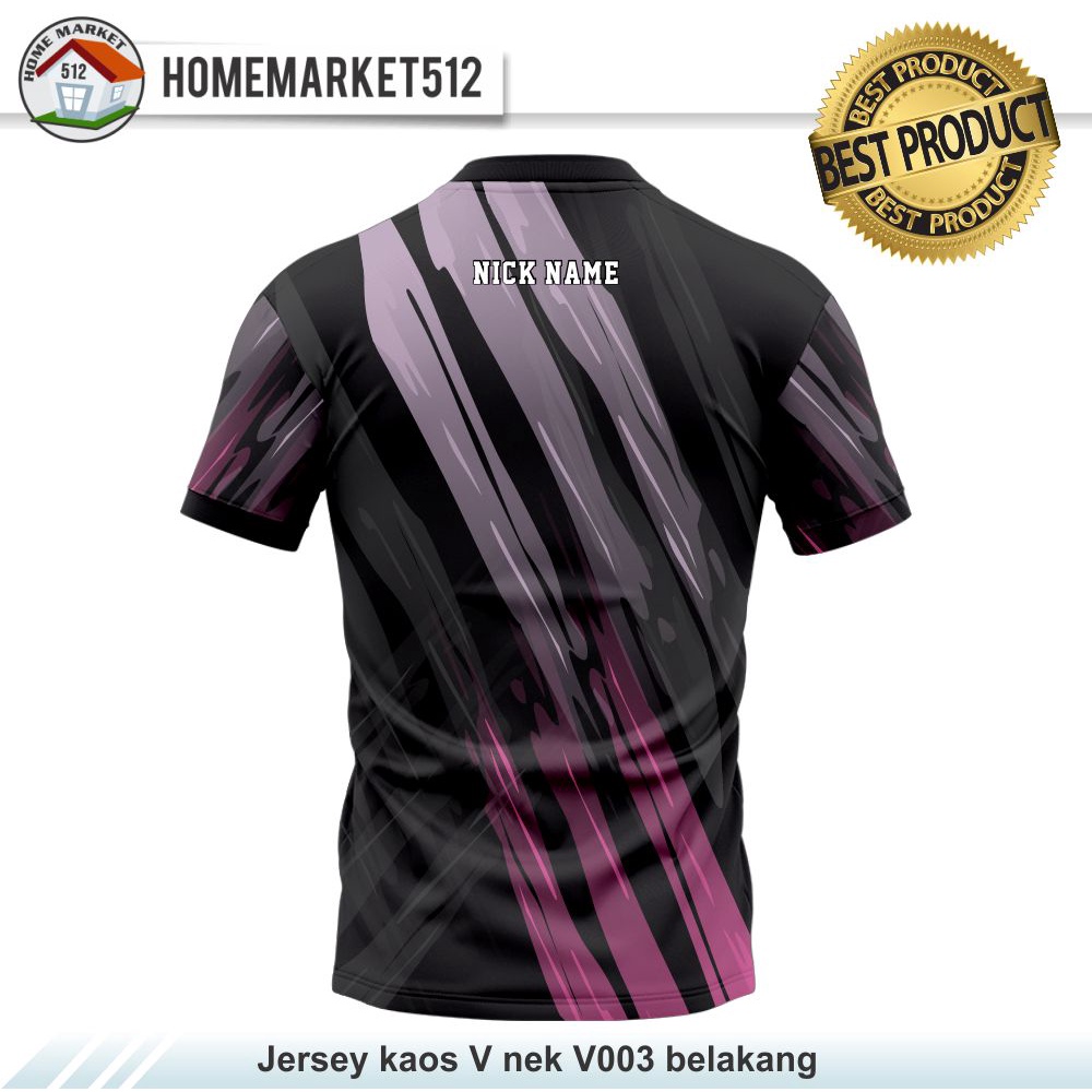 Baju Jersey Kaos V nek V003 Kaos Jersey Dewasa Premium | HOMEMARKET512-1