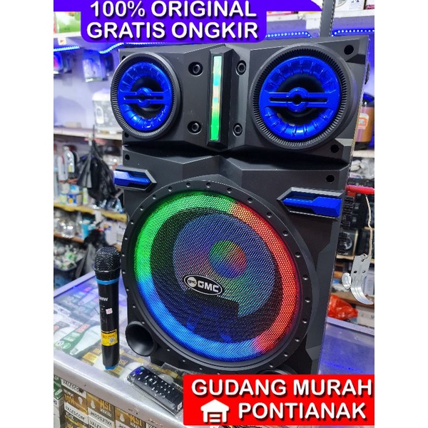 Speaker GMC 897U Bt /Speaker bluetooh/ speaker gmc bluetooth/kualitas suara jamin bagus dan jernih /portable charger bluetooh