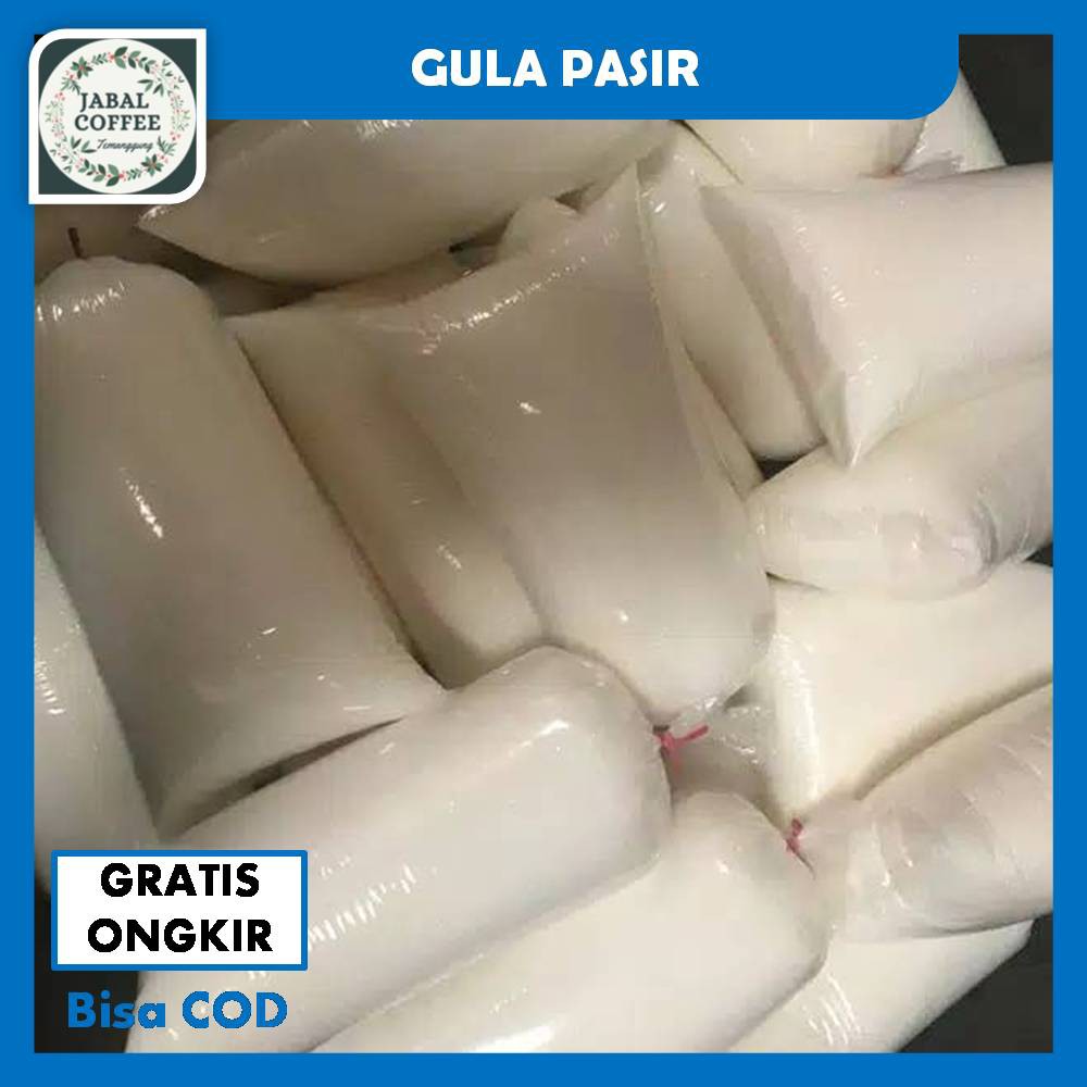 Gula pasir Putih Kiloan 1 Kg / Gula Pasir Putih Bahan Pokok Sembako Murah Meriah J35