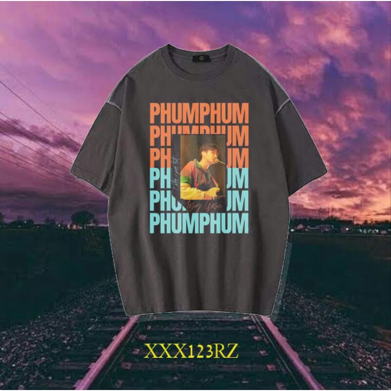 PHUM VIPHURIT VINTAGE ( OVERSIZE DARK GREY T-SHIRT)