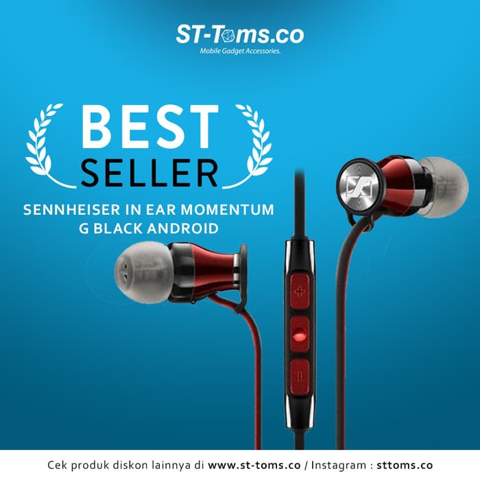 Sennheiser Momentum In Ear G - Black (Android Version)