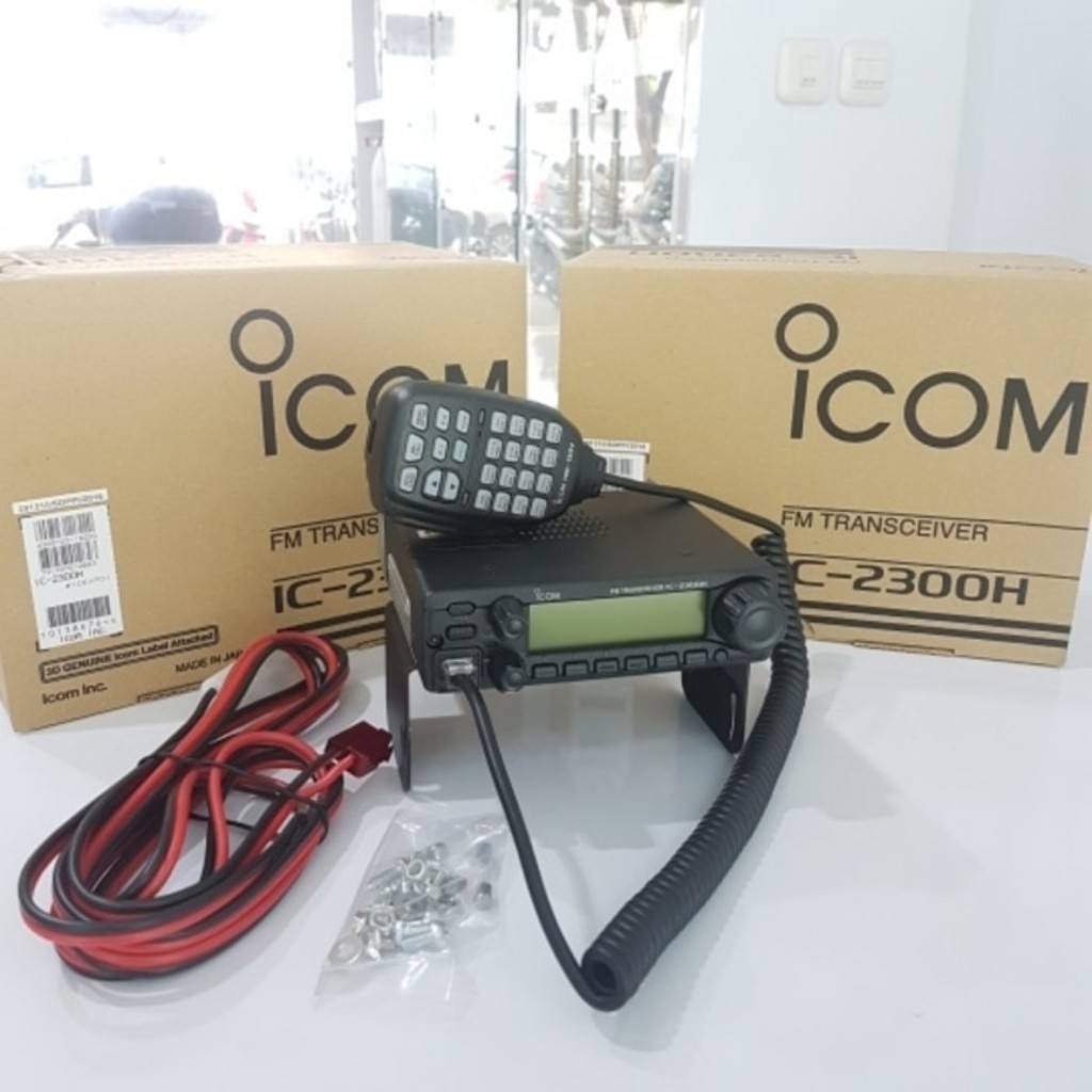 RADIO RIG ICOM IC-2300 H 2300H VHF MOBIL TRANSCEIVER NEW GARANSI RESMI POSTEL