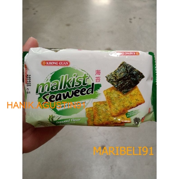 

Khong Guan Malkist Seaweed 135Gr / Khong Guan Malkist Rumput Laut 135Gr MB91