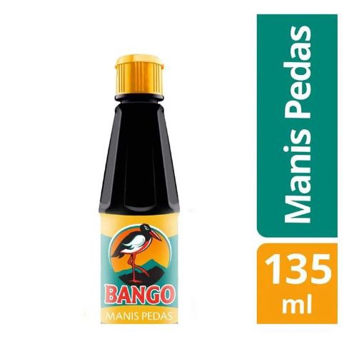 BANGO KECAP MANIS PEDAS - 135ml (Botol Plastik) - KECAP MANIS PEDAS