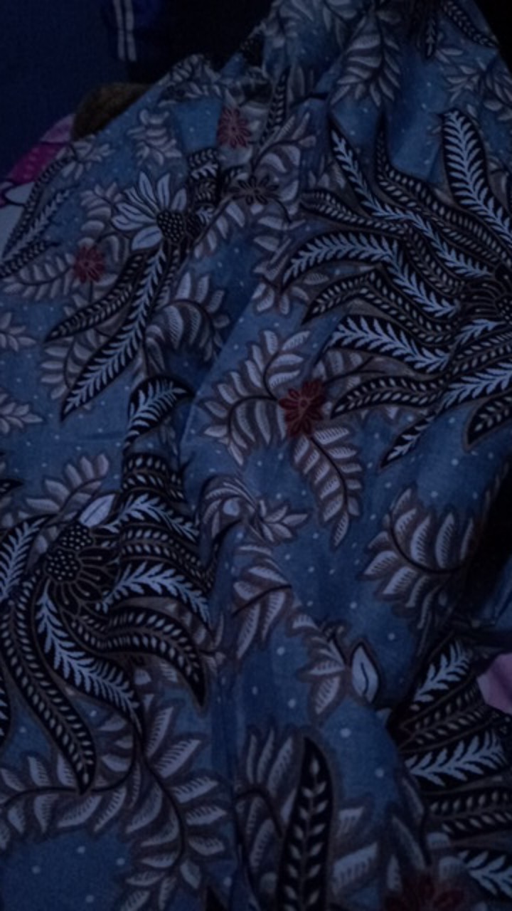 Tey-17 Batik Wanita Asj Sa Hrb026 Kenongo Kemeja Tosca Pendek