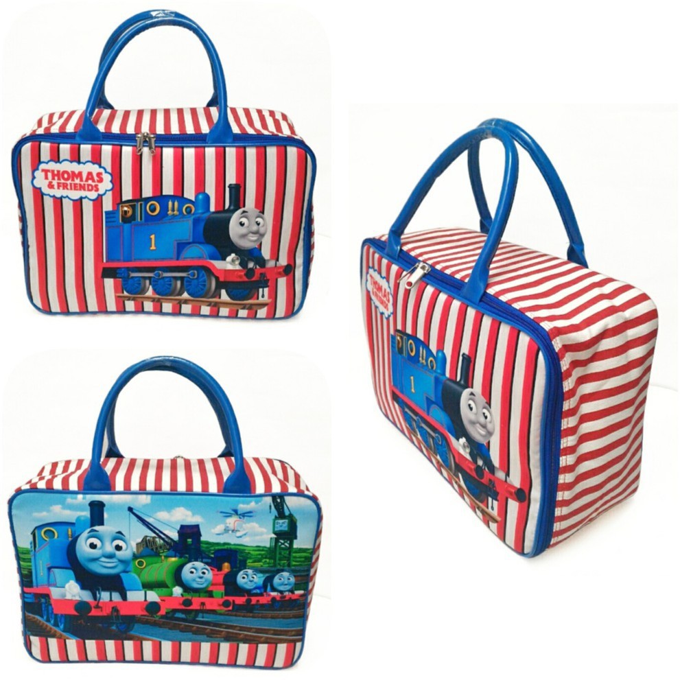 [PA]TRAVEL BAG SUPER KANVAS KARAKTER ANAK / DEWASA (TAS KOPER JINJING/TAS RENANG) // THOMAS TA001