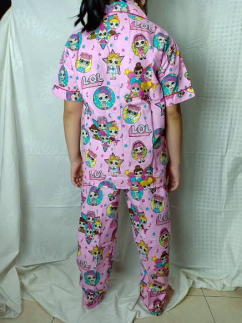 Promo piyama anak perempuan motif Lol