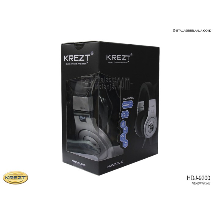 Eklusif Dj Headphone - Krezt Hdj-9200 Sale