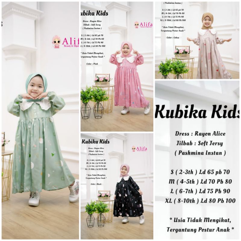 GAMIS ANAK kubika by alifa