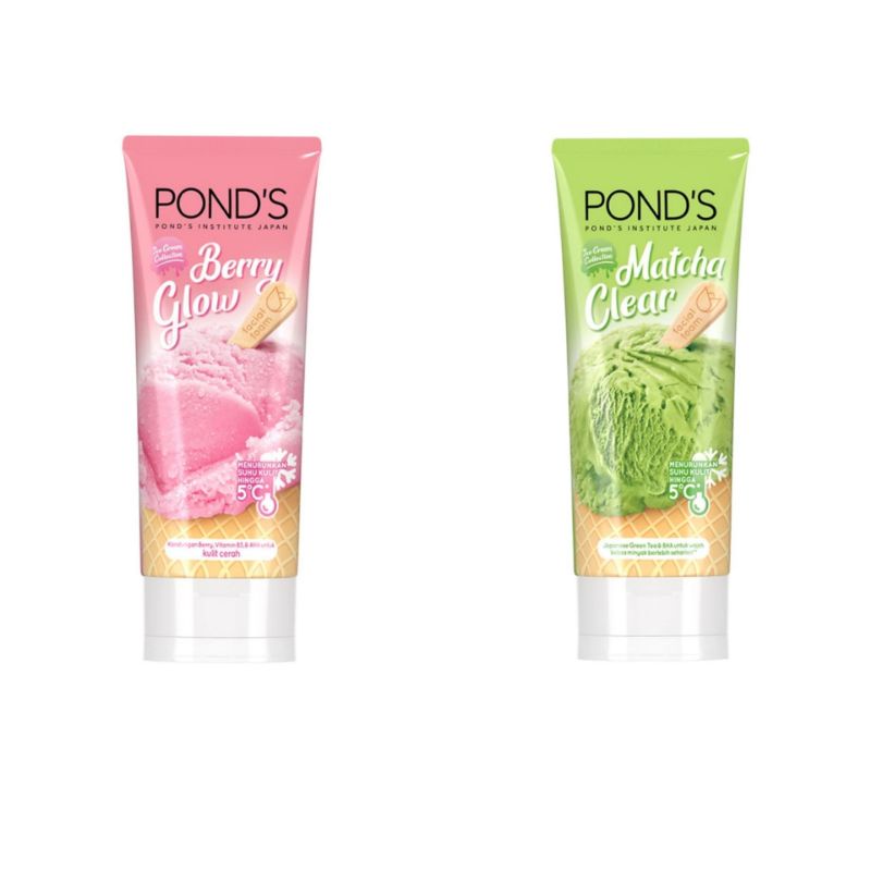 PONDS Facial Foam Glow Berry / Clear Matcha 90gr