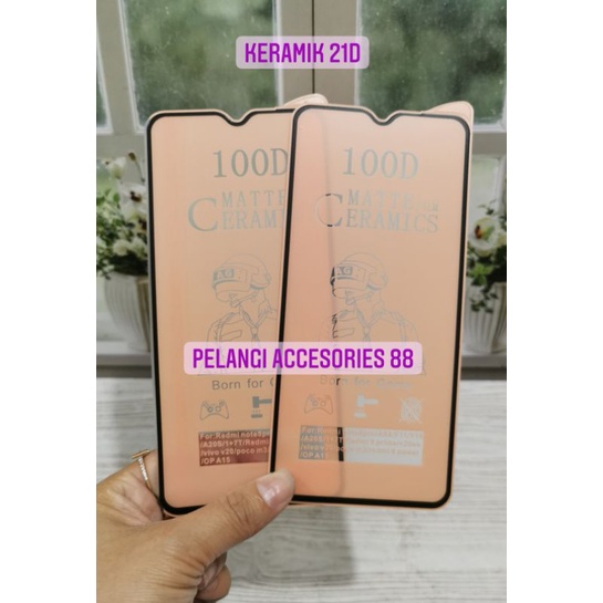 ANTIGORES REDMI NOTE 8 PRO / POCO M3 - KERAMIK MATTE 21D ANTI GORES ANTI GLARE