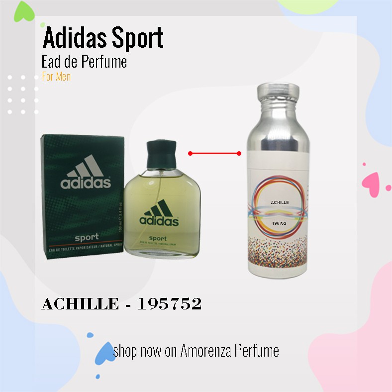 BIBIT PARFUM MURNI ADIDAS SPORT - ACHILLE NICA FRAGRANCE 250 ML SEGEL PABRIK