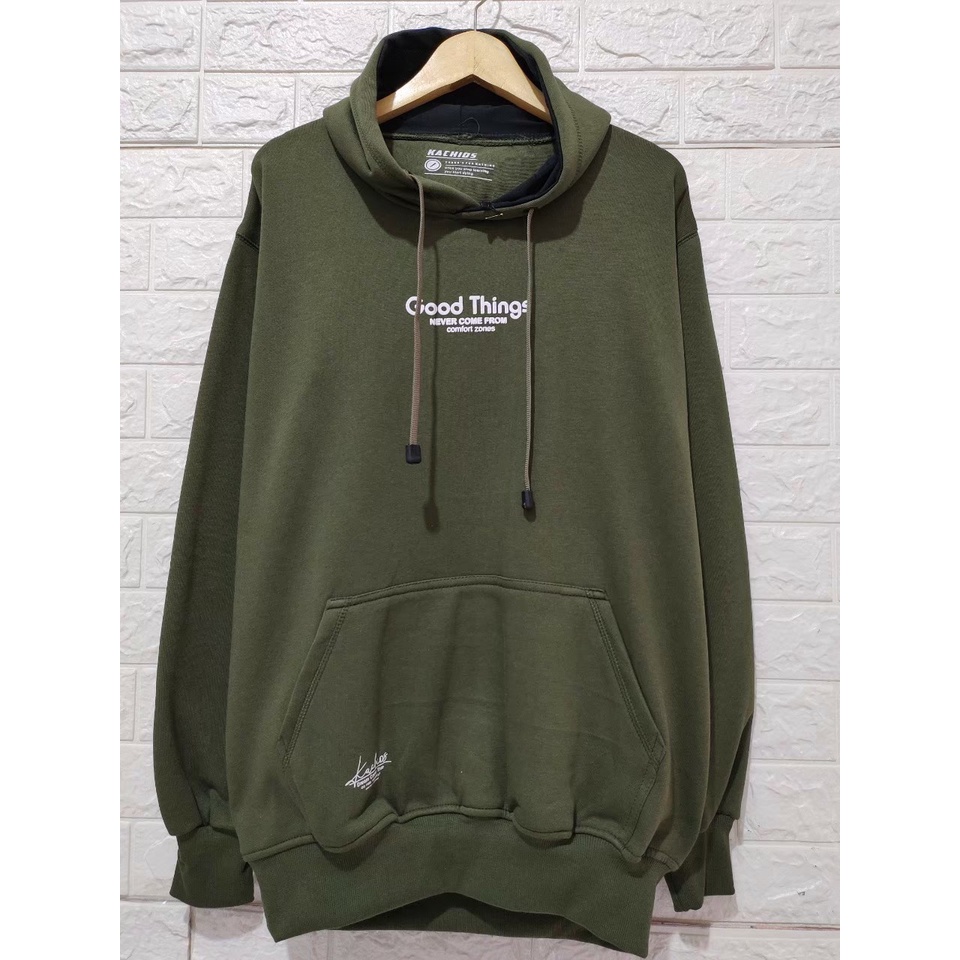 Sweater Hoodie Khacios Bordir Full Tag &amp; Label - Banyak Variasi Warna Best Seller