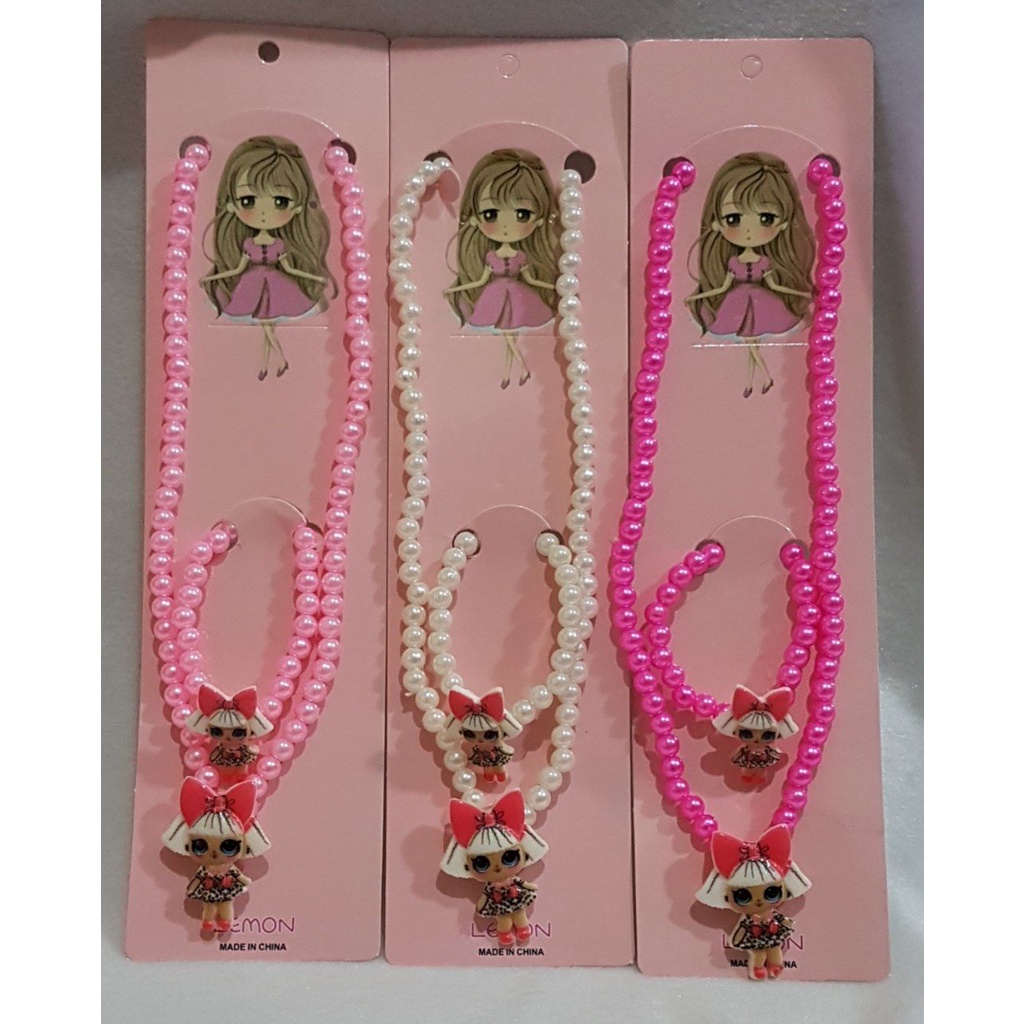 [ECERAN] KALUNG SET ANAK MUTIARA