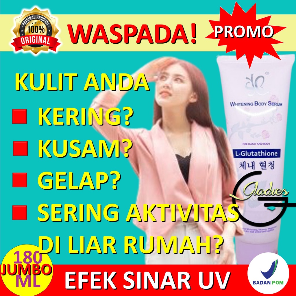 Body Serum Lotion Pemutih Badan Kulit Ampuh Bpom Handbody Hand Body Pemutih Permanen