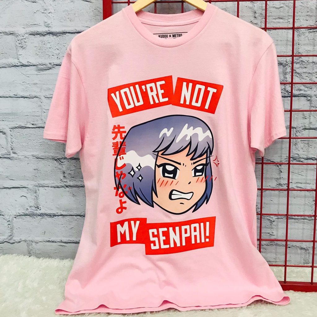 Tshirt Kawaii You Are Not My Senpai Chibi Girl Japan