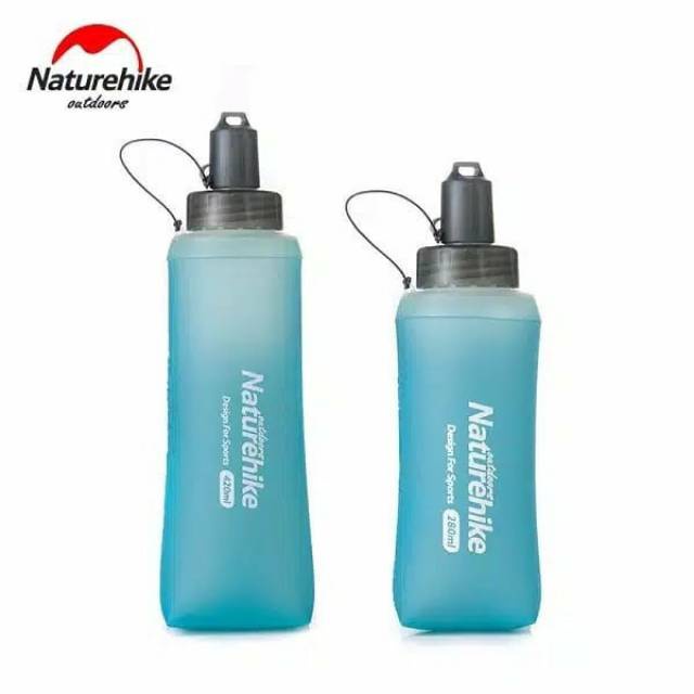 Botol Minum Lipat Naturehike NH17S028-B Soft Flask With Straw