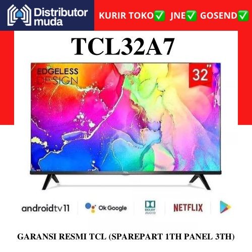 Jual Tcl A Inch Smart Led Tv Android Frameless Hd