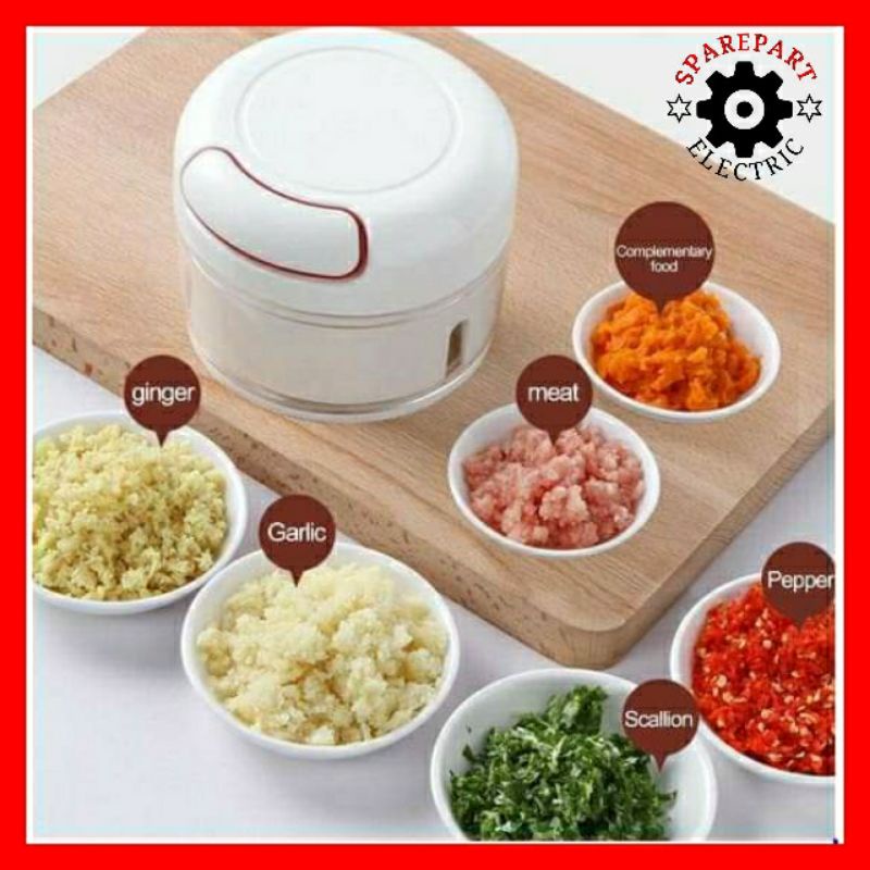 MINI CHOPPER BLENDER MANUAL MODEL TARIK 250ML 2BLADE / CHOPER BUMBU SERBAGUNA