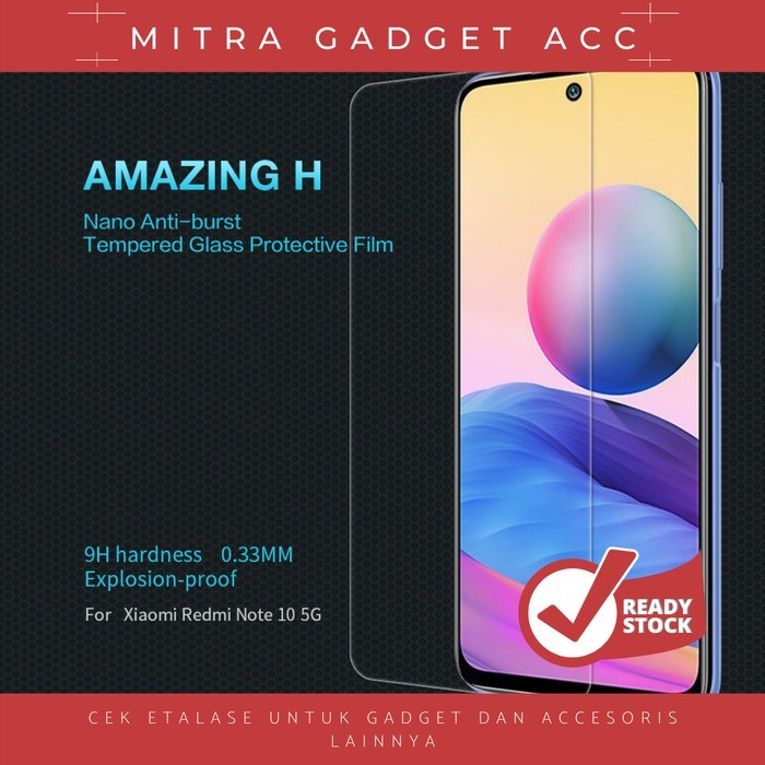 TEMPERED GLASS XIAOMIXIAOMI REDMI NOTE 10T 4G/5G NILLKIN AMAZING H