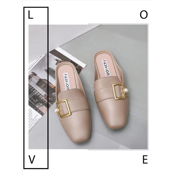 Sepatu Flat Shoes Fashion Paula Mutiara Import High Quality RF