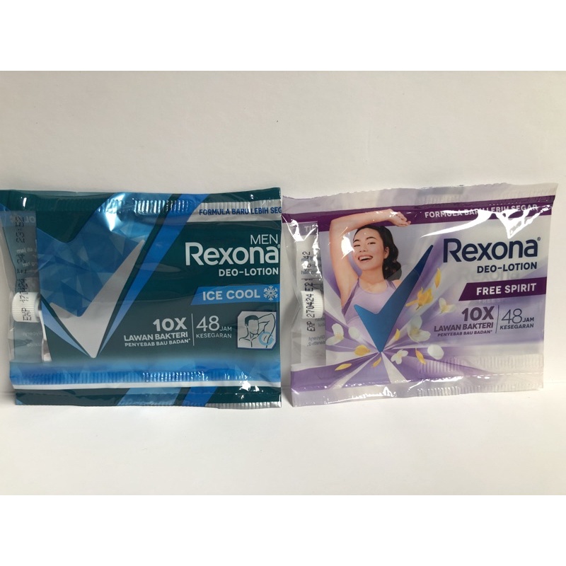 REXONA Men Ice Cool / Free Spirit (Woman) Ecer Sachet 9gr