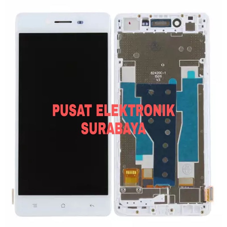 LCD TOUCHSCREEN OPPO R7 / R7F FRAME - COMPLETED