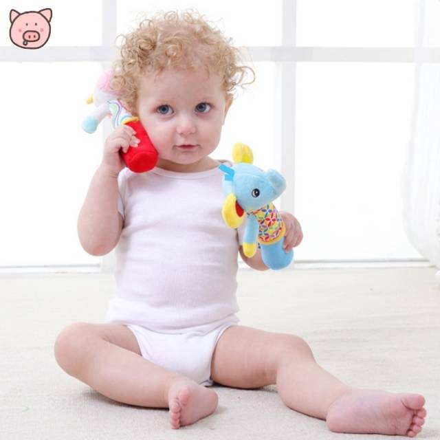 Boneka Remas Bahan Plush Lembut Motif Kartun