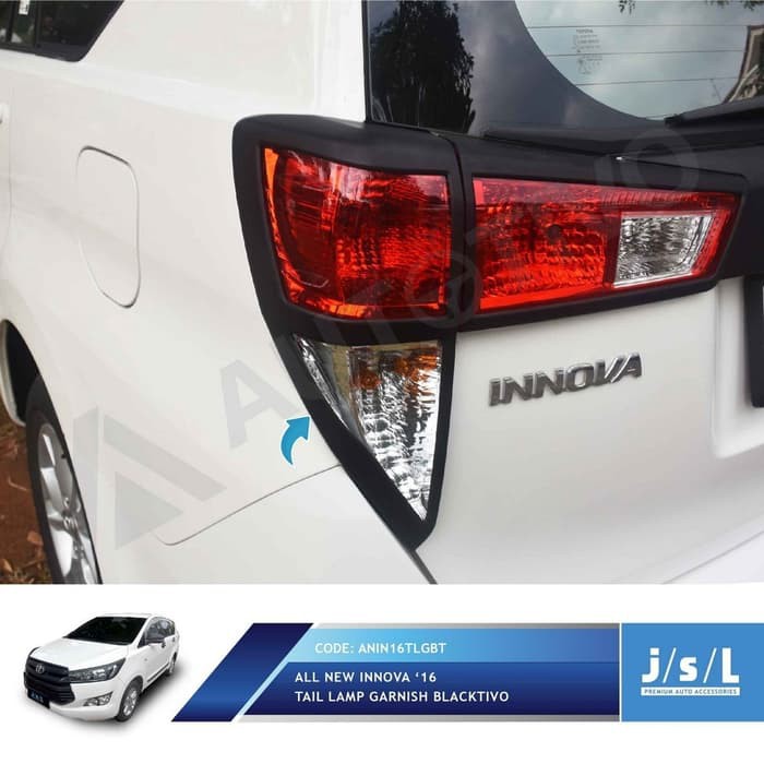 Aksesoris Innova Reborn JSL Cover Stoplamp Garnish Lampu Belakang