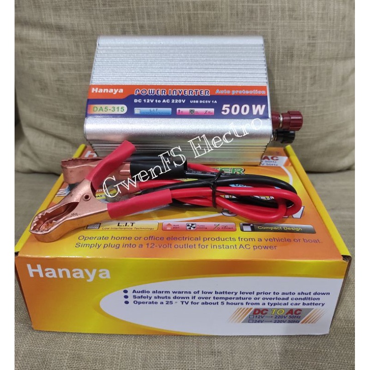 INVERTER HANAYA 500W 12V