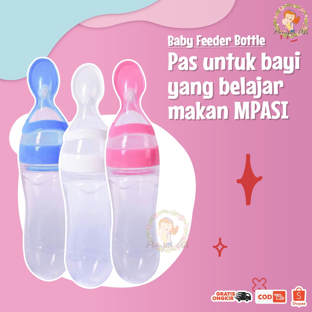 Baby Feeder Bottle / Botol Susu Bayi / Botol Susu Sendok Bayi