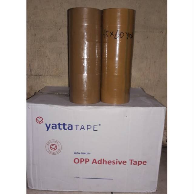 

Lakban Yatta Tape COKLAT 45mm x 65m ( 1 DUS isi 6 Lusin )