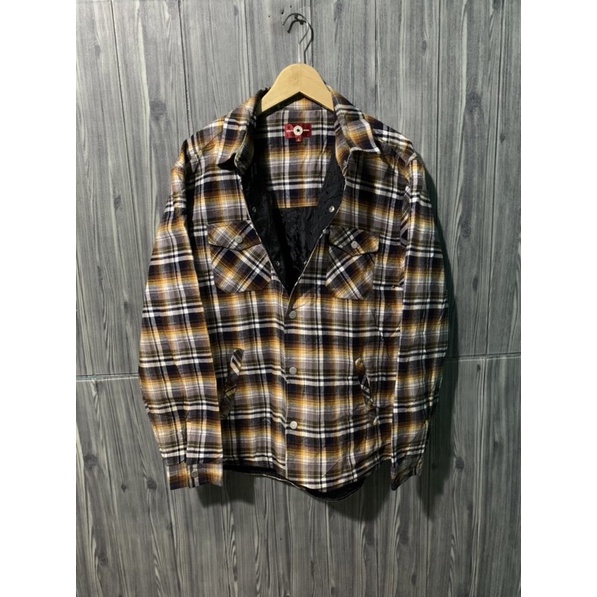 Kemeja Flannel Puring 4pocked Converse second Preloved original casual like new murah terbaik