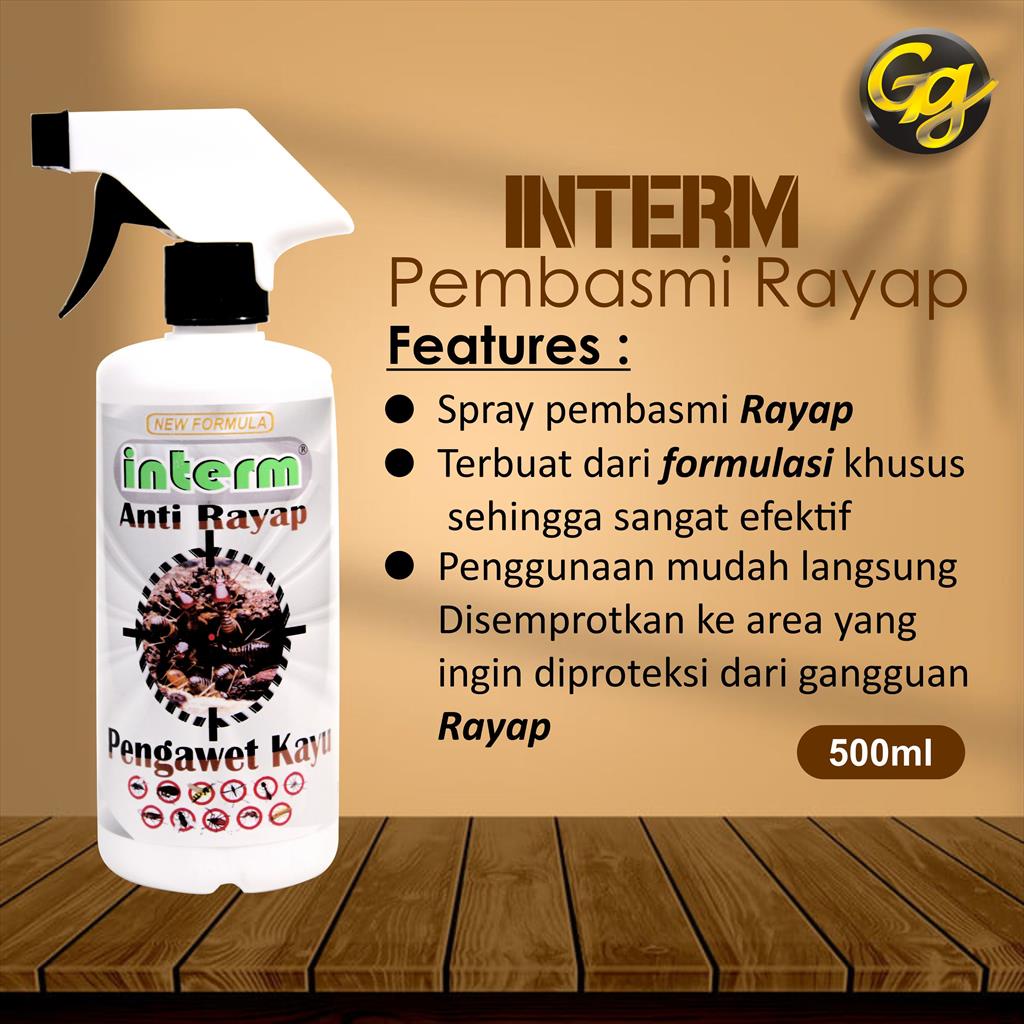 INTERM ANTI RAYAP 500 ML  INSEKTISIDA PENGAWET KAYU