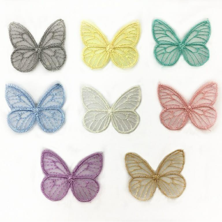 1 PC - KUPU TRANSPARAN/ KUPU RENDA/ APLIKASI KUPU