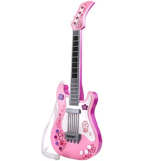 Mainan Gitar Warna  Pink Untuk Anak Laki  Laki  Perempuan 