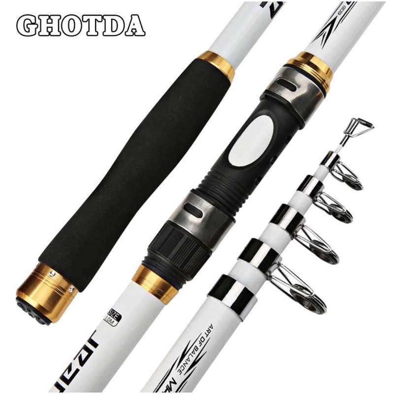 GHOTDA Joran Pancing Portable Carbon Fiber Telescopic