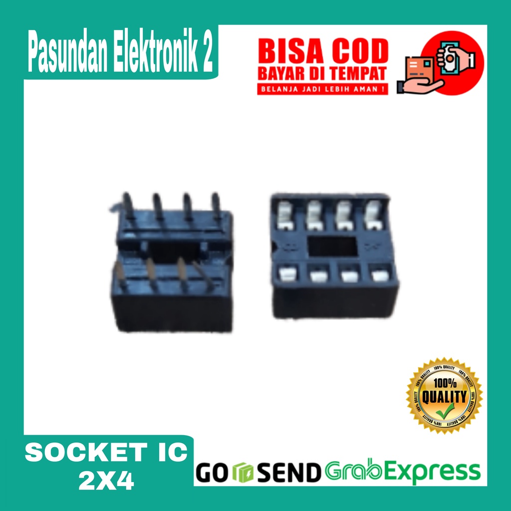 SOCKET IC 2X4 SOKET IC 8 PIN