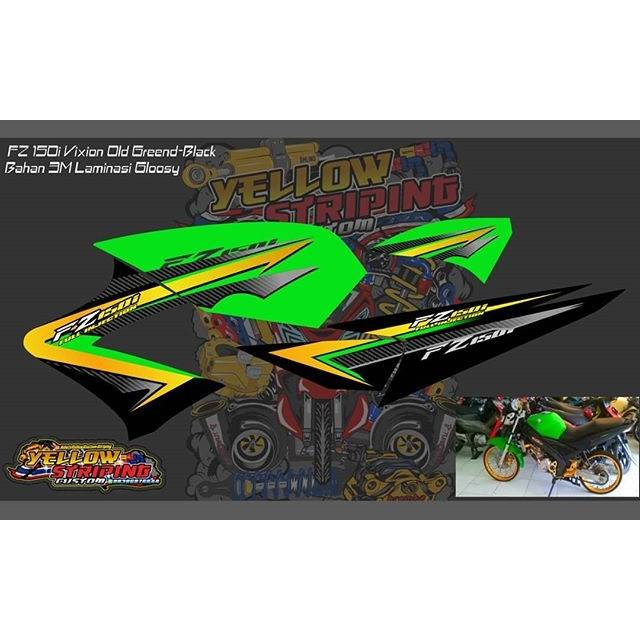 STRIPING TRANSPARAN FZ 150i VIXION OLD