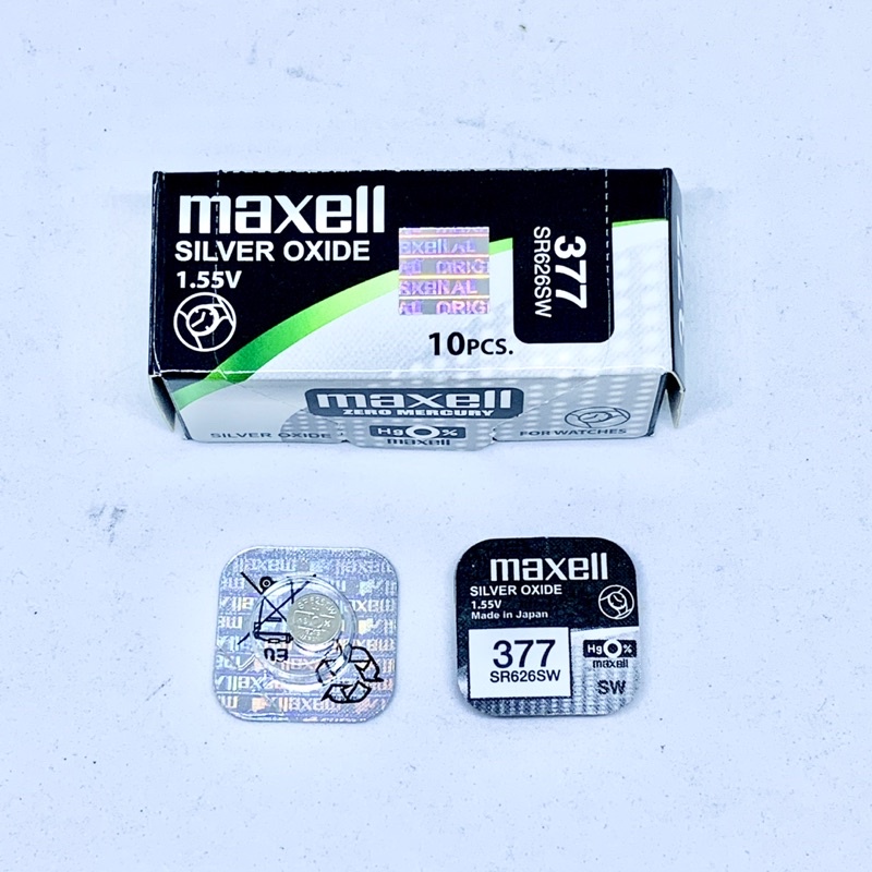 BATERAI MAXELL SR626SW ORIGINAL / BATRAI 377 SR626W LR626 LR66 AG4