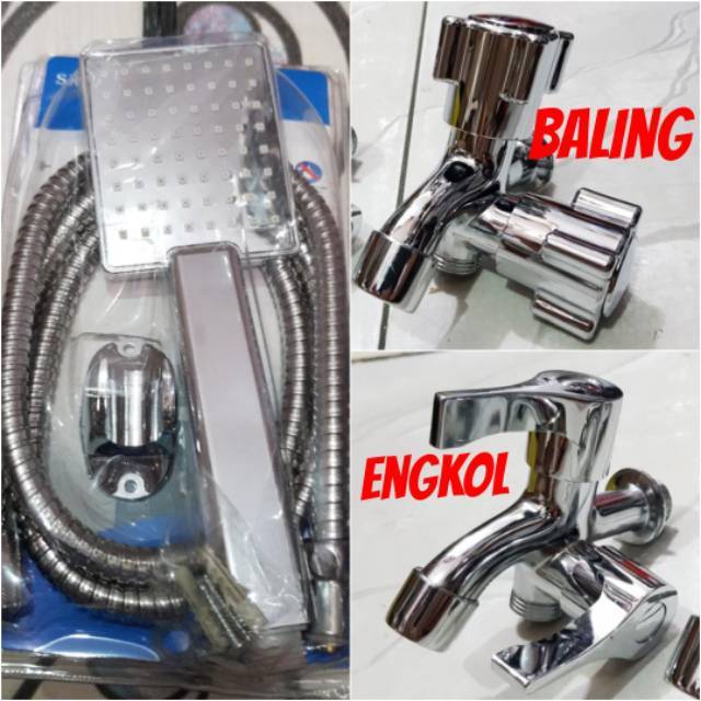 Paket shower mandi dan kran cabang promo