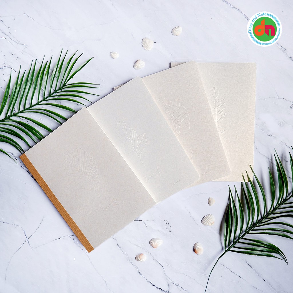 Buku Kotak Kecil Leaf Impression Standard Grid Notebook B5 Buku Kotak Kecil Leaf Impression Standard Grid Notebook B5