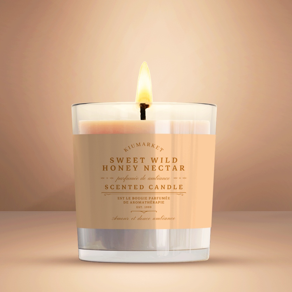 Sweet Wild Honey Nectar Scented Candle Lilin Aromaterapi by Kiumarket