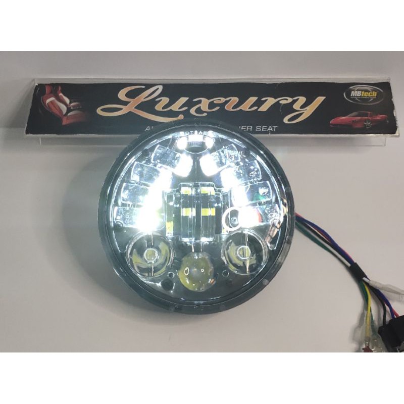 Lampu depan Reflektor daymaker 16 led 5,7inch