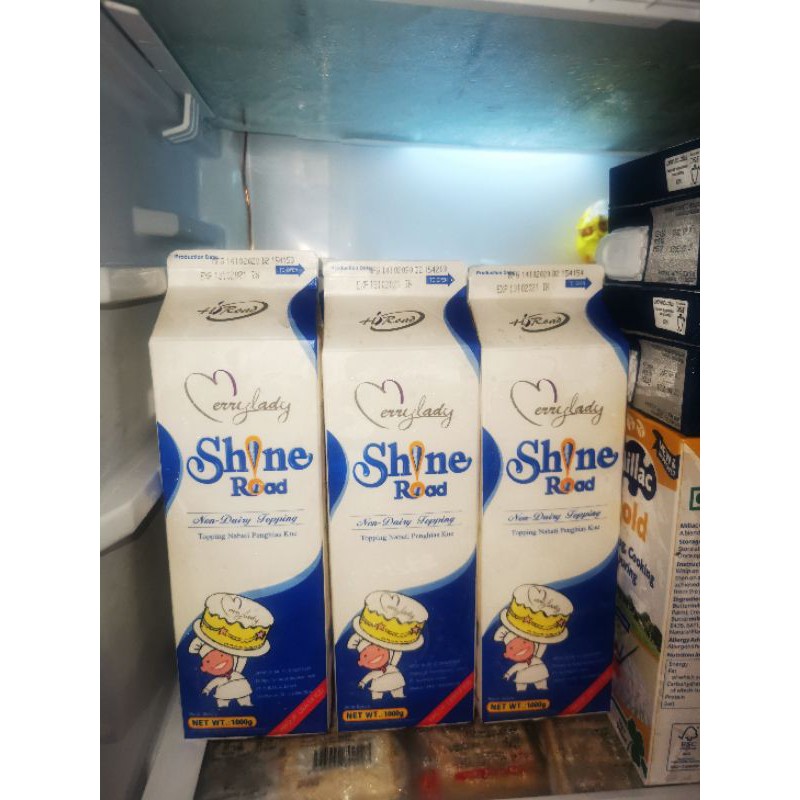 

Whipped cream Shine road kemasan 1L