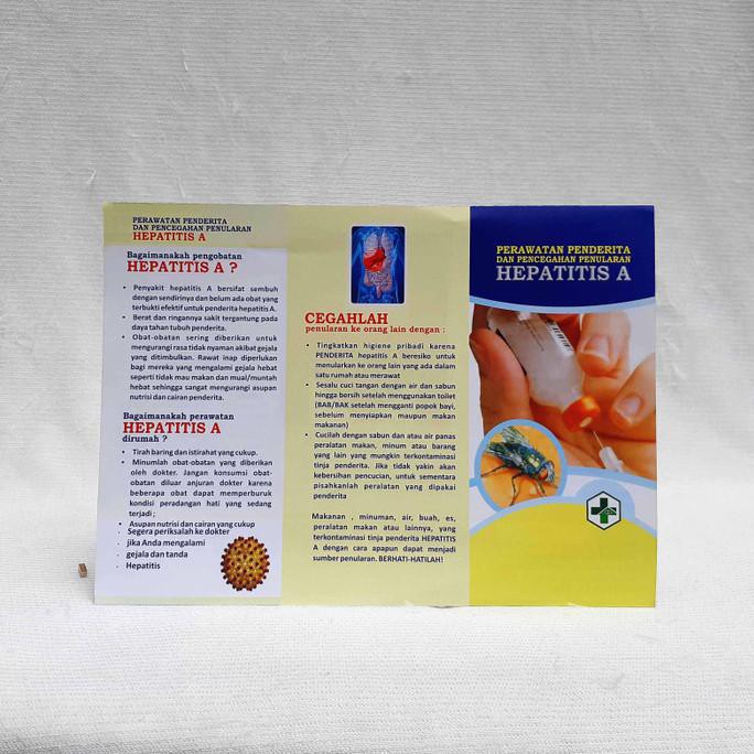 

Leaflet / Brosur Hepatitis - Paket Isi 25 STOK TERBATAS