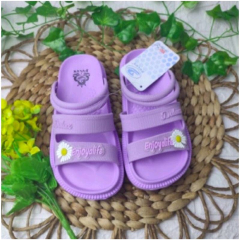 Sandal Anak Perempuan / Sandal Wanita Gladiator Karet Dulux