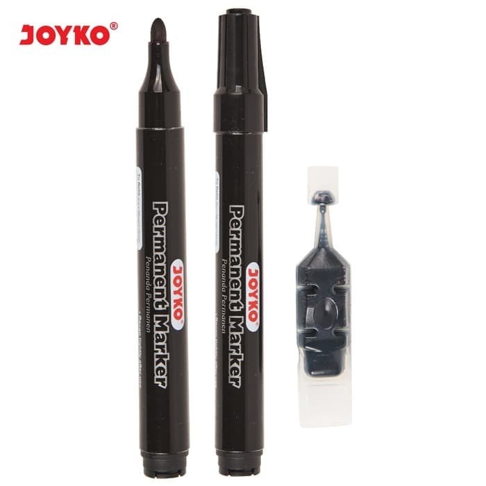 

Permanent Marker Spidol Permanen Joyko Round Tip Free Refill