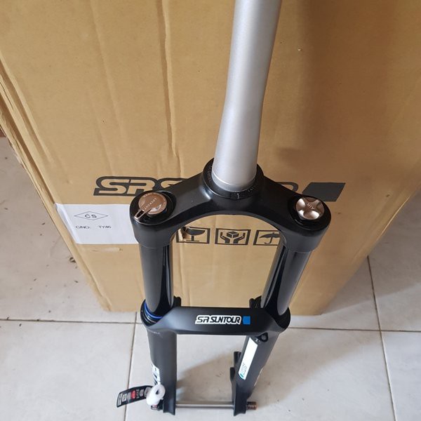 Fork 27.5 AION EVO BOOST PCS AIR Travel 160 TAPER TA15X110 Hitam Doff